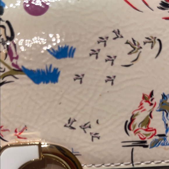 Tory Burch Artistic Print Crossbody Bag with Gold Chain - Picture 10 of 10